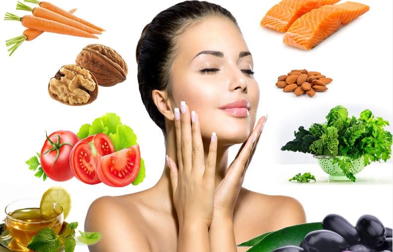 Best food for Healthy and Glowing skin Health Life Service